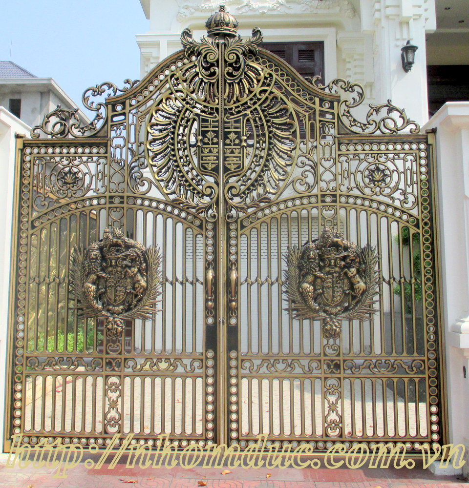  Cổng nhôm đúc biệt thự tại Điện Biên Cổng nhôm đúc biệt thự tại Điện Biên, Cổng nhôm đúc Fuco
