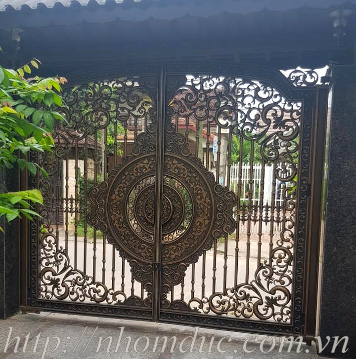 Cửa cổng biệt thự cửa cổng nhôm đúc Biên Hòa Đồng Nai 