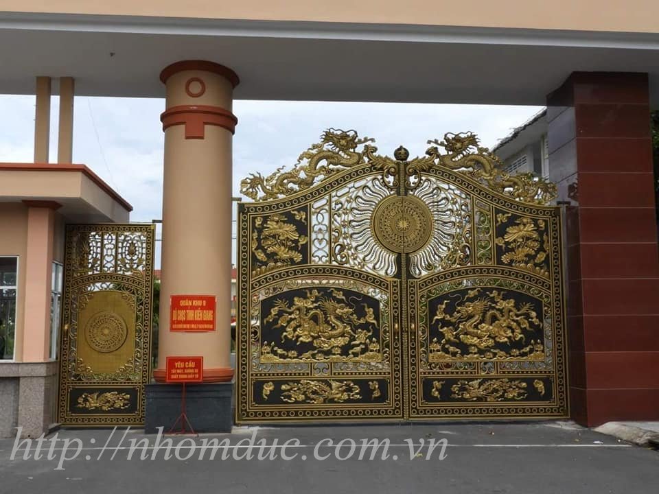 Các mẫu cổng biệt thự cổng nhôm đúc Biên Hoà Đồng Nai, Cổng nhôm đúc biên hòa