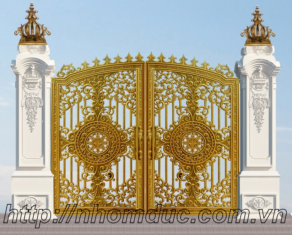 Cổng nhôm đúc tại Đồng Nai, Nhôm đúc tại Biên Hòa, cổng nhôm đúc phù điêu nhôm đúc, hàng rào nhôm đúc, ban công nhôm đúc, cầu thang nhôm đúc