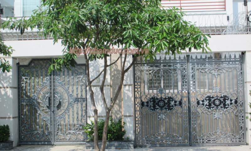 Cổng nhôm đúc mẫu GAT 219 - Cong nhom duc Ha Noi