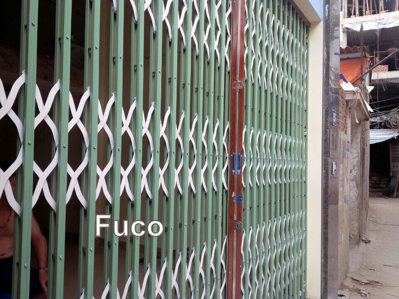 Cổng xếp Đài Loan nan đúc Fuco không lá