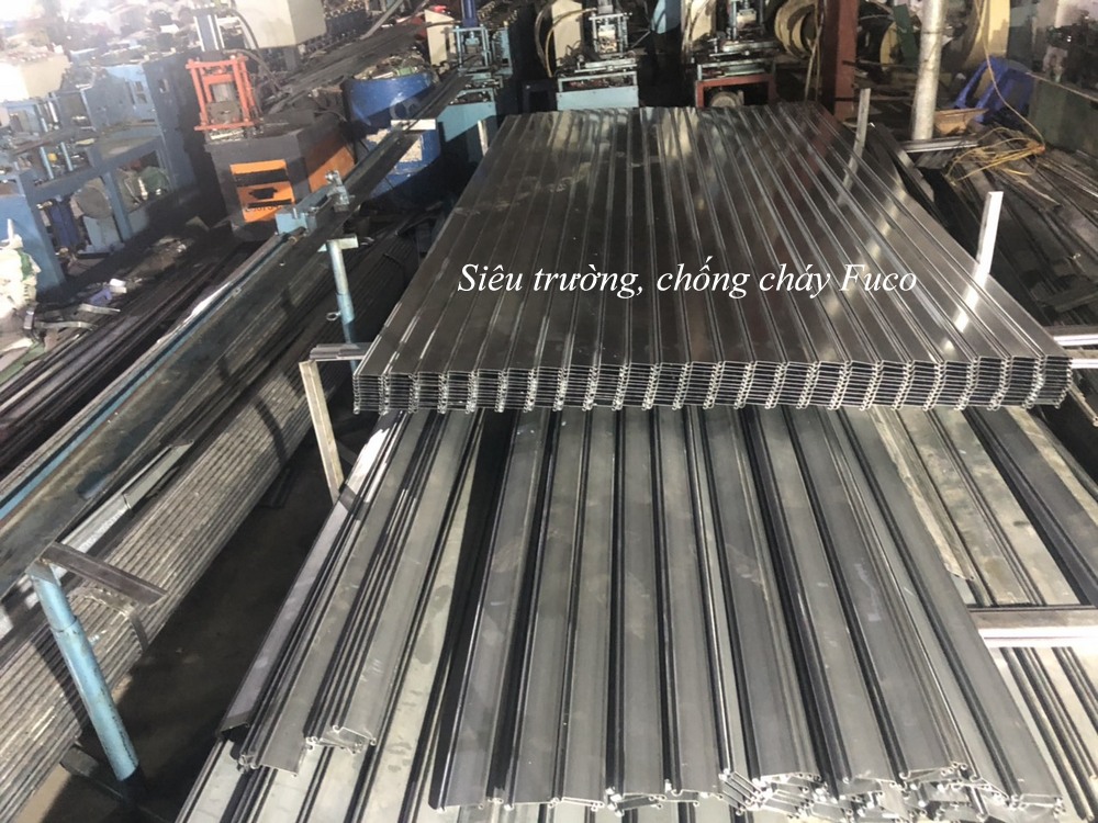 Cửa cuốn siêu trường 1.2mm korea, Cửa cuốn siêu trường sơn tĩnh điện dầy 1.2mm