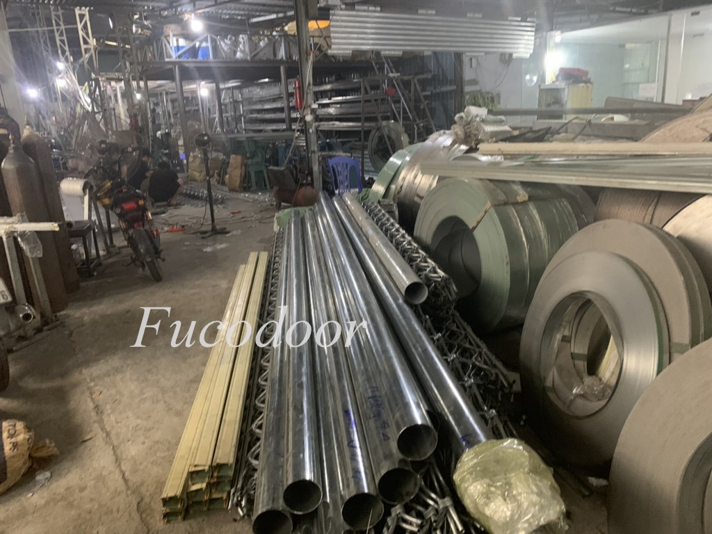 Lắp đặt cửa cuốn Mắt Võng, Cửa cuốn Mắt Võng INOX tại Hưng Yên