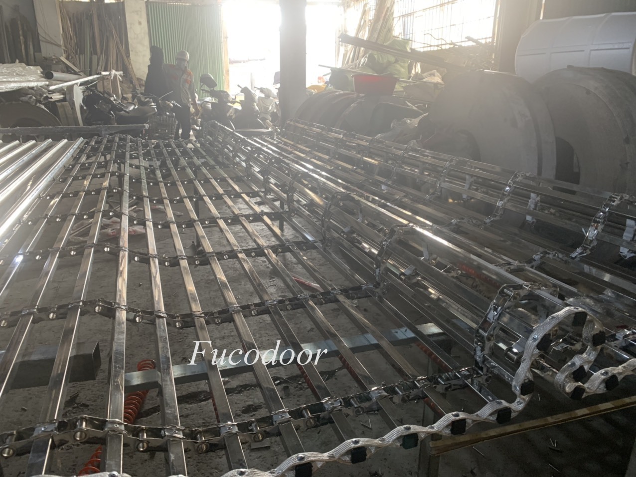 Giá cửa cuốn lưới song ngang, cửa cuốn ngang, Cửa cuốn Song Ngang tại Bắc Giang