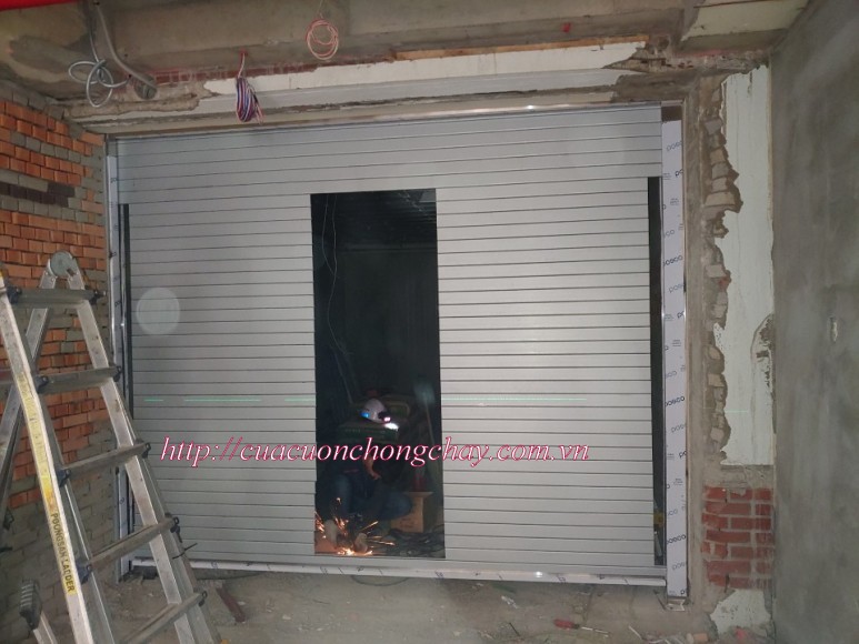 Cửa cuốn chống cháy ( Fire shutter door korea )
