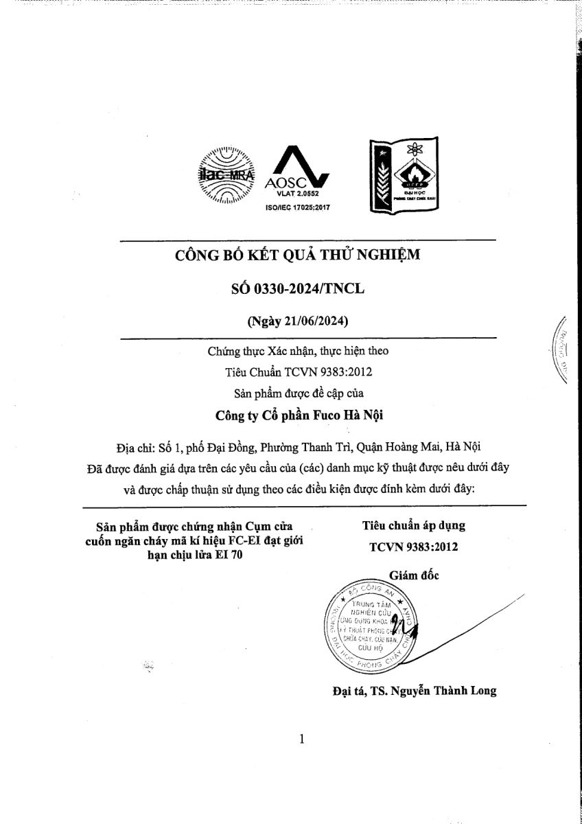 Cửa cuốn ngăn cháy, chống cháy cách nhiệt EI, Fuco, cửa cuốn chống cháy EI, như cửa cuốn ngăn cháy, chống cháy cách nhiệt EI15, cửa cuốn ngăn cháy  EI30, cửa cuốn ngăn cháy, chống cháy cách nhiệt EI45, cửa cuốn ngăn cháy, chống cháy cách nhiệt EI60