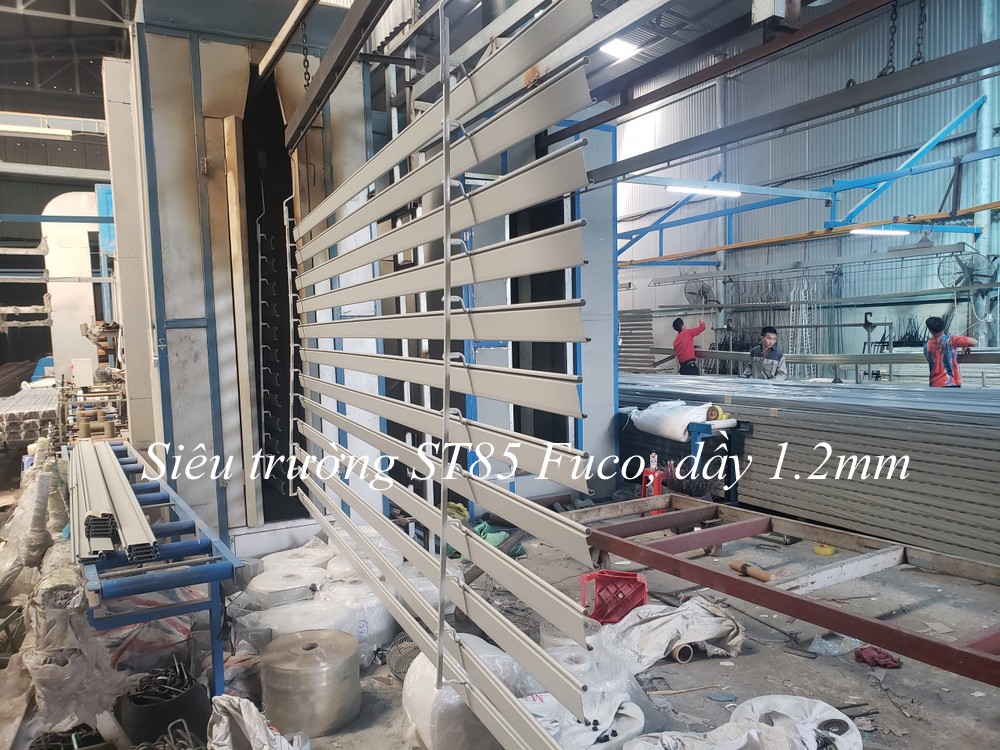 cửa cuốn nhà xưởng, Cửa cuốn siêu trường tại Vĩnh Phúc