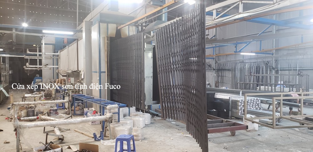 Cửa xếp hộp kẽm Fuco