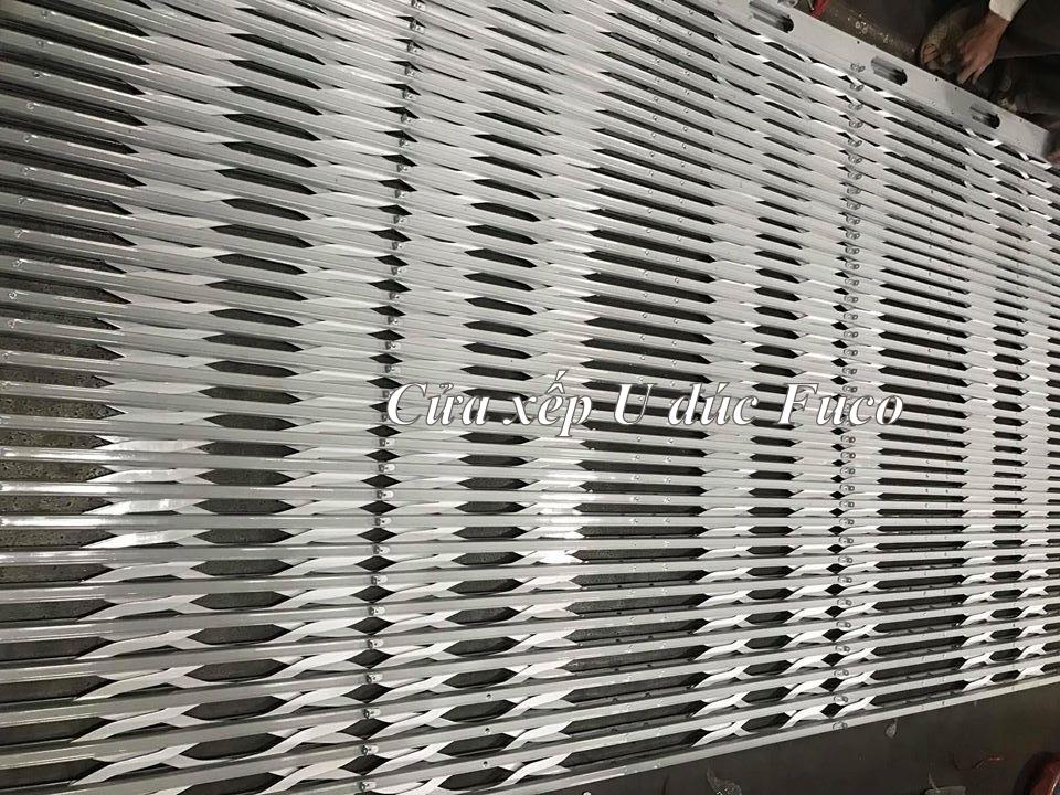 Cửa xếp U Đúc sơn tĩnh điện, cửa xếp, cửa xếp Đài Loan, cửa xếp INOX