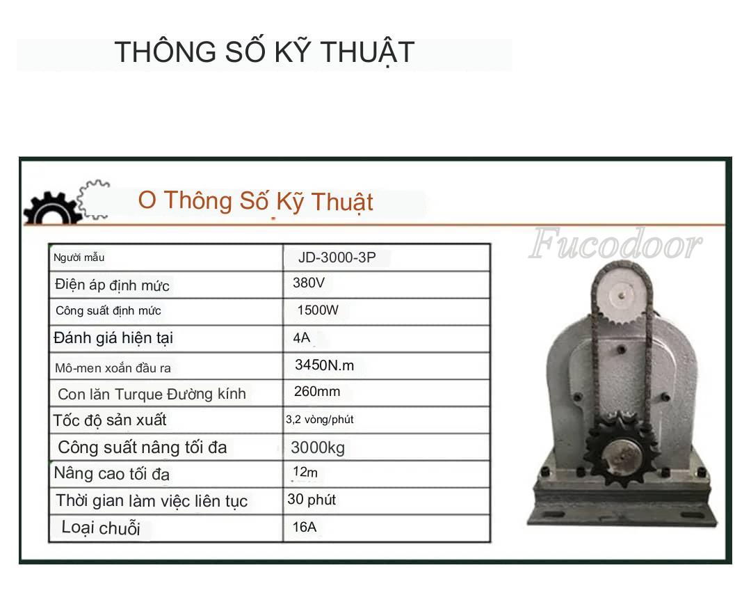 động cơ, mô tơ công suất lớn loại 3000kg Fuco, động cơ, mô tơ, motor cửa cuốn loại 3000kg, Fucodoor